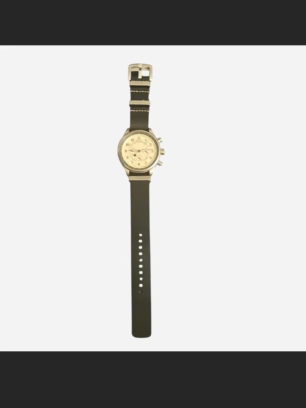 Bulova Adventurer Chronograph Egg Shell  96B138 Mens Watch 44mm